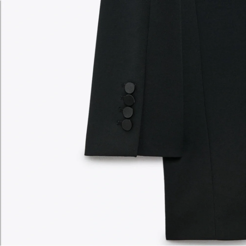 L. ZARA TONAL DOUBLE-BREASTED BLAZER - Picture 9 of 13